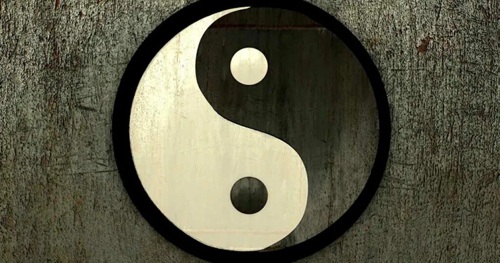 Мужское начало инь или янь. Символ цинь и янь. Монада инь ян. Инь янь на черном фоне. Символ китайской философии инь-янь.