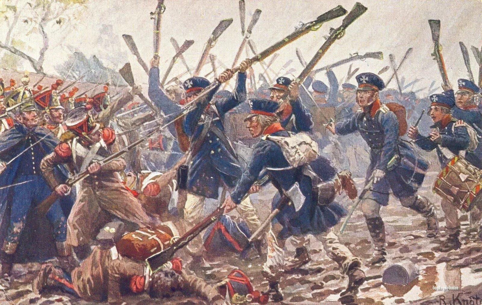 Бил французы. Прусский Ландвер 1815. Наполеон Бонапарт битва при Ватерлоо. Прусская пехота 1813. Пруссаки 1812.