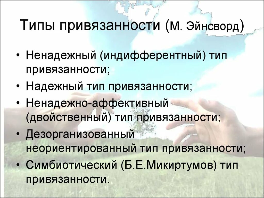Тест на иип привязанность