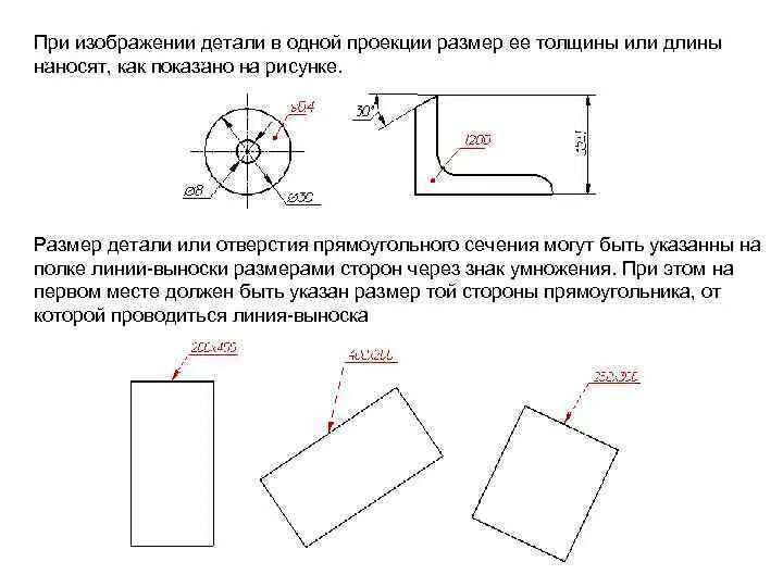 Указать размеры элементов. Нанесение размеров на прорезь ГОСТ. Выноска размеров. Выноска размеров на чертежах. Нанесение размера толщины детали.