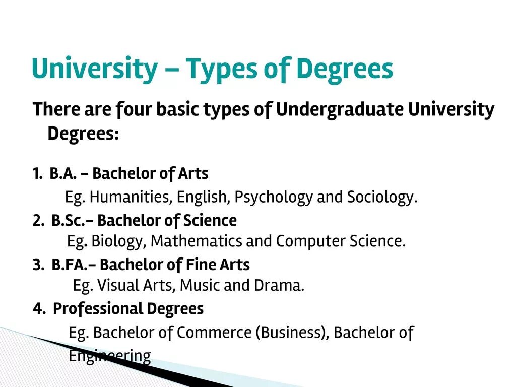 Degrees перевод на русский. University degrees Types. Degrees of Education. Types of Bachelor degree. Degree виды.