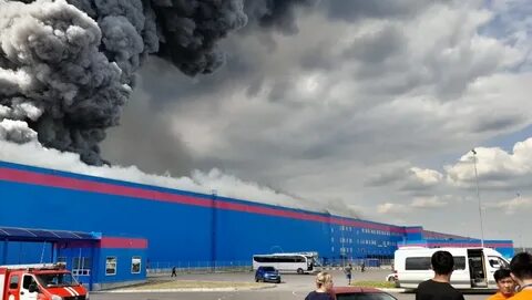 Пожар склад озон