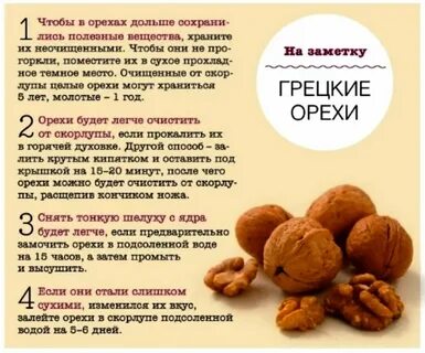 Сколько нужно замачивать грецкие орехи