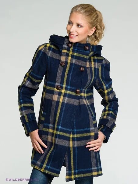 Bershka check padded coat ASOS
