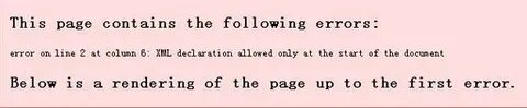 Declaration error