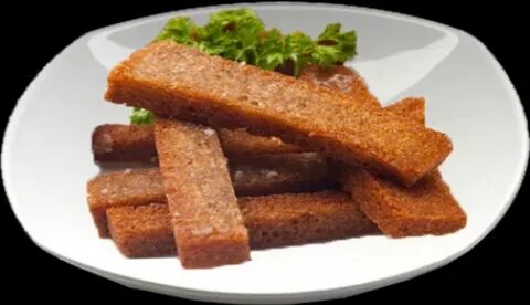 Гренки из хлеба в микроволновке