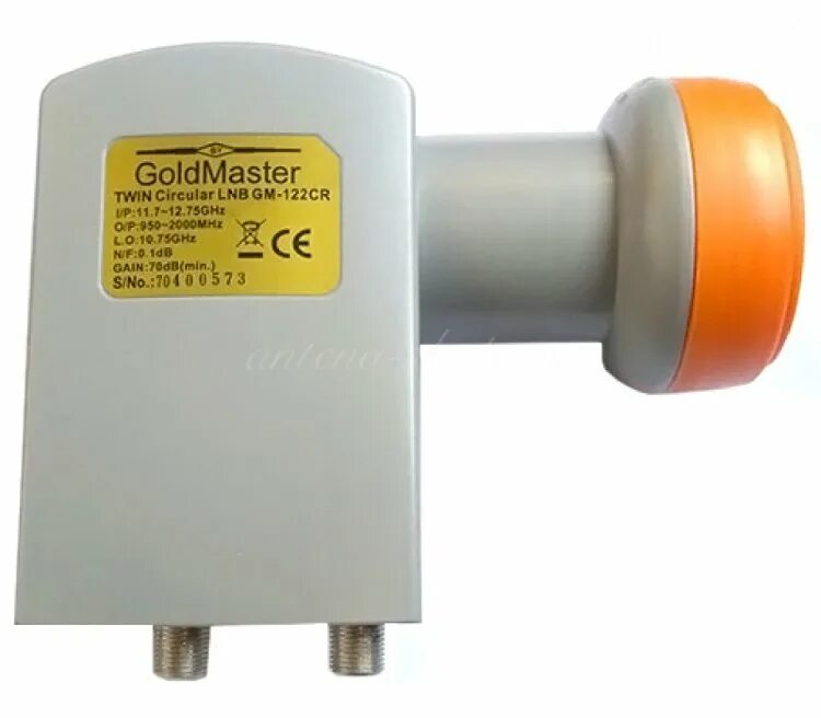 Спутниковый конвертер Goldmaster GM-124cx. Конвектор круговой поляризации. Конвертер круговой поляризации на 8 выходов. (LNB) ku-диапазона njr2837. Конвертио