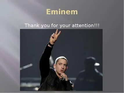 Eminem thank you