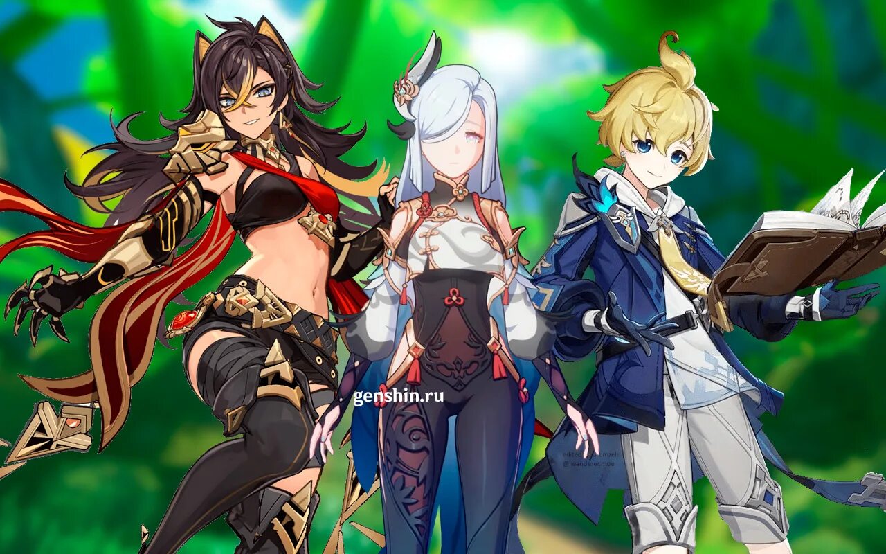 Геншин импакт персонажи баннеры. Genshin impact герои. Какой баннер после нахиды. Какой баннер после нахиды. Баннер ёимии геншин импакт.