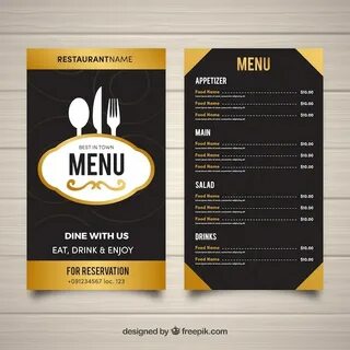 Menu page
