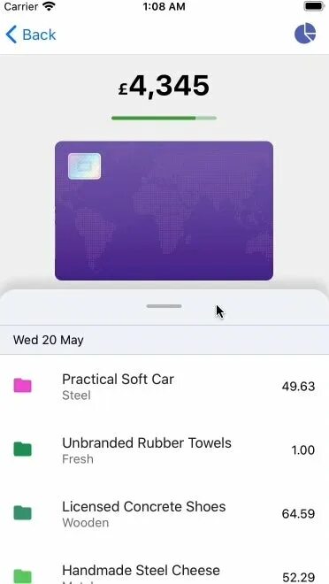 React native gesture