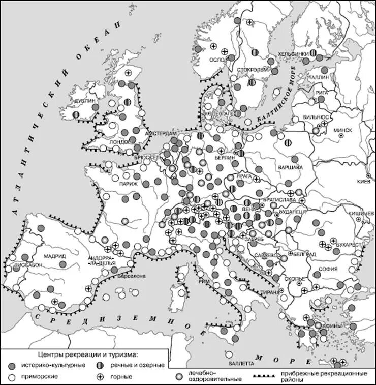 Рекреационные районы на карте. Рекреационные ресурсы зарубежной Европы карта. Туристско-рекреационные районы зарубежной Европы. Рекреационные зоны субрегионов Европы. Западно европейская туристско-рекреационная зона на карте.