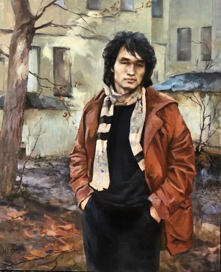 Картины виктора цоя фото Рисунки легенды рока Виктора Цоя Оди. О дизайне