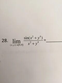 Lim x 0 sin x x