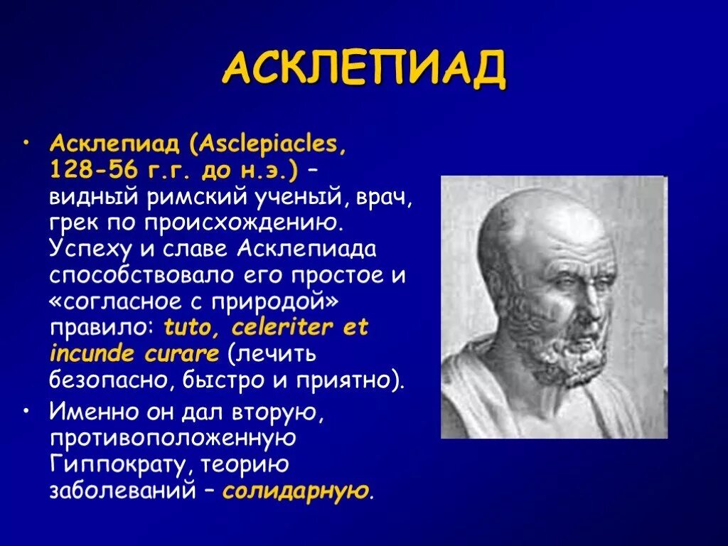 Древние ученые врачи. Асклепиад врач древнего Рима. Асклепиад – древнегреческий врач. Врач асклепиад (128—56 гг. до н. э.). Асклепиад Вифинский.