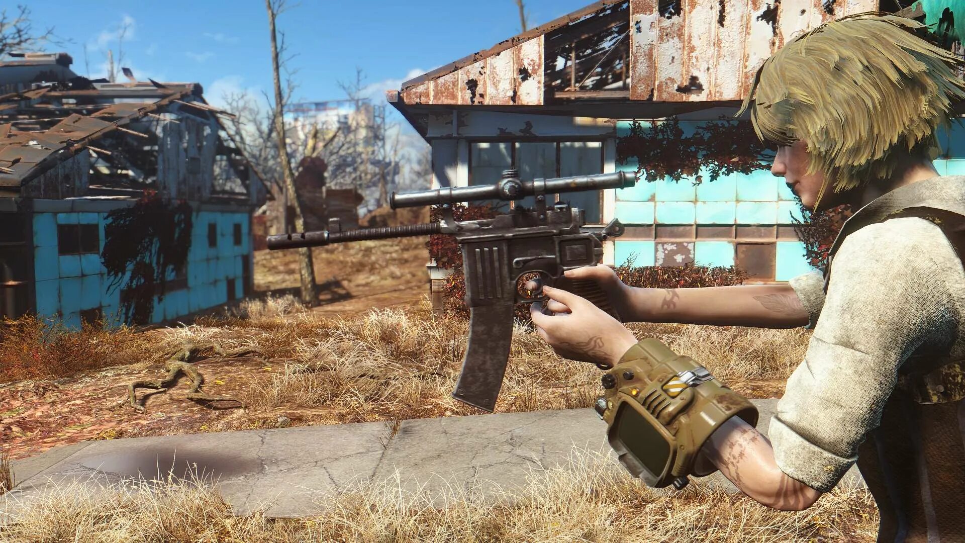 Fallout 4 дополнения 2025. Mauser c96 fallout 4. fallout 3 mauser.