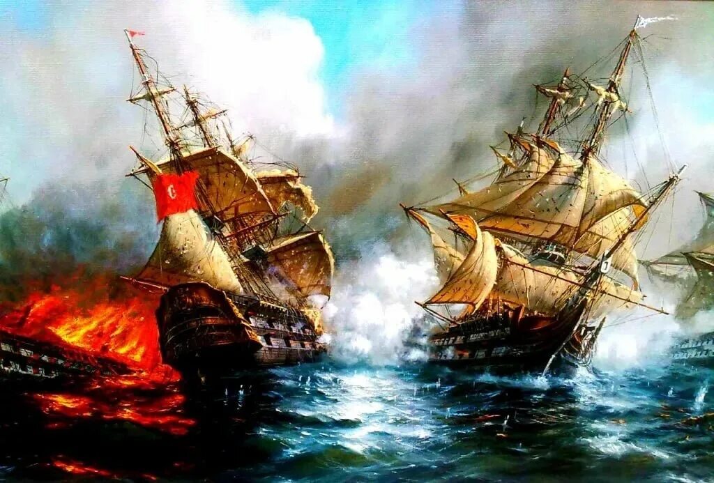 Знаменитое морское сражение. 1791 сражение у мыса калиакрия.