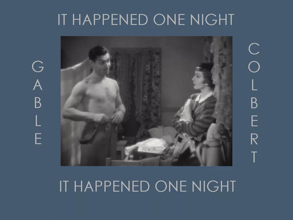 This happened in one. This happened in one. кларк гейбл однажды ночью. кларк гейбл это случилось однажды ночью. This happened in one.