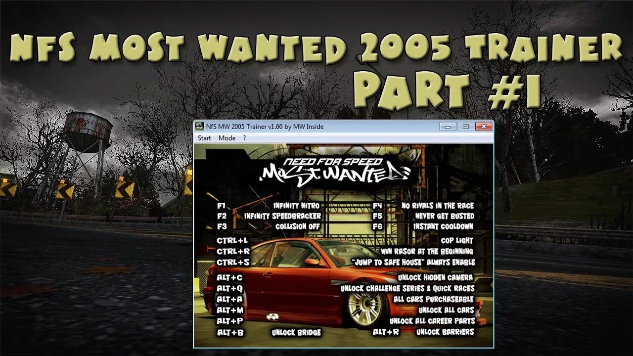 Trainer for NFS most wanted 2005. NFS most wanted 2005 Trainer. Коды на NFS most wanted 2005. NFS most wanted читы. Трейнер нид фор спид