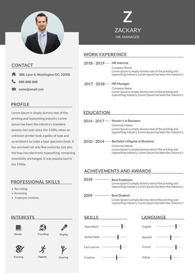 Template manager. Cv. cv format шаблон. hr cv template. резюме hr.