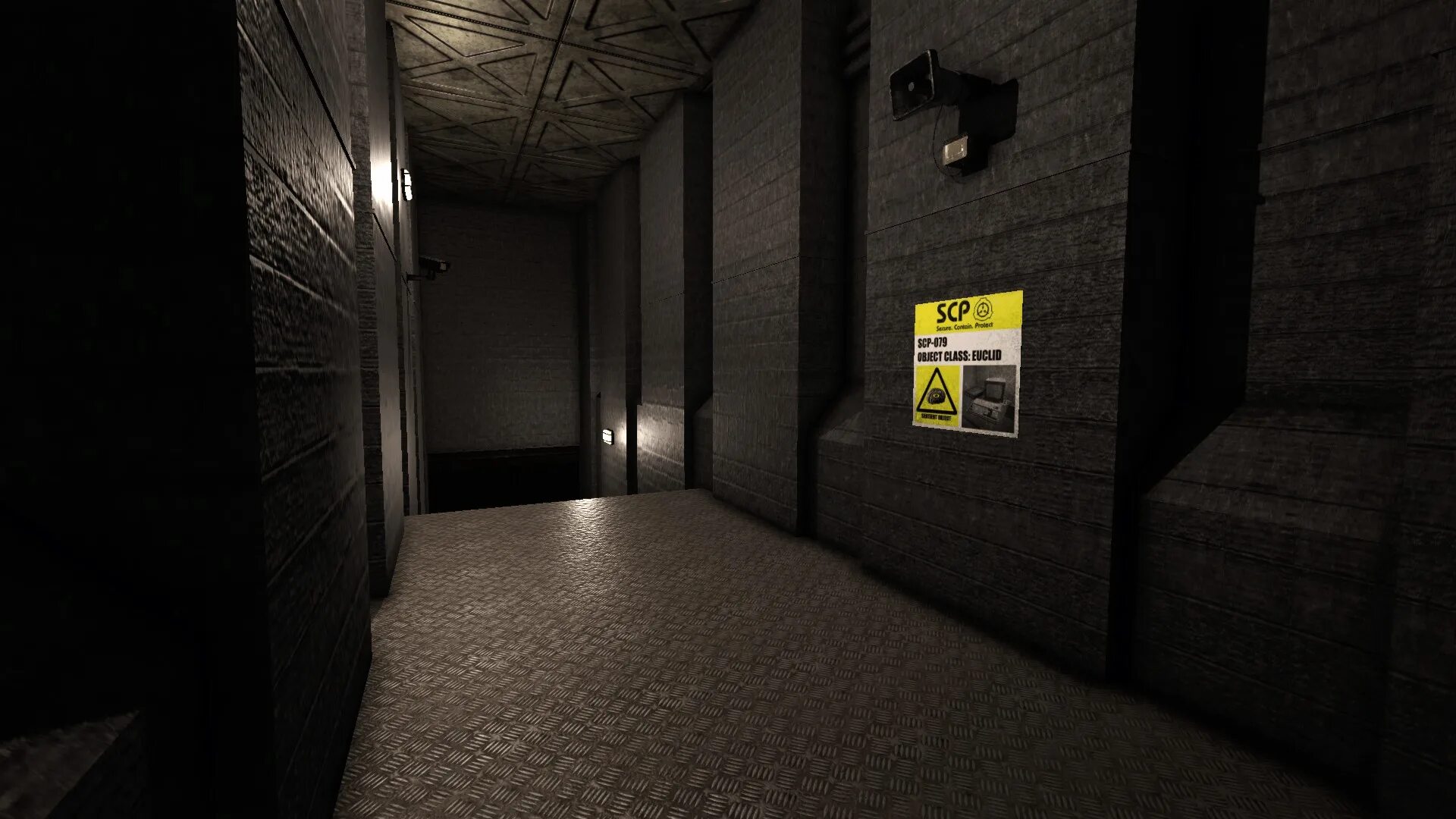 Scp стена. Scp 079 secret laboratory. scp sl 079. сцп комната 79.