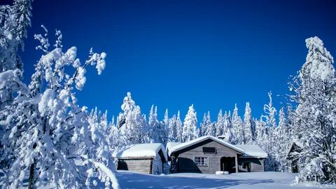 Covered with snow