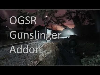 Как установить сталкер gunslinger