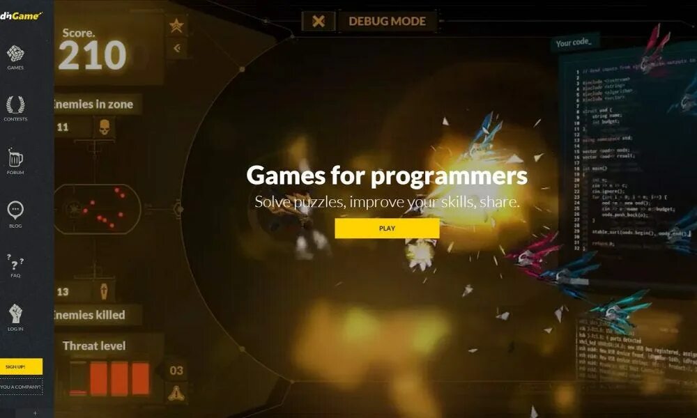 Code gaming