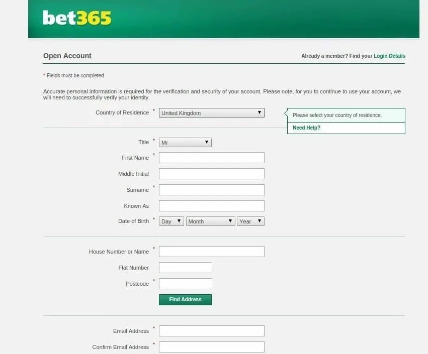 Account already added. Bet365. bet365 deposit. bet365 my account.