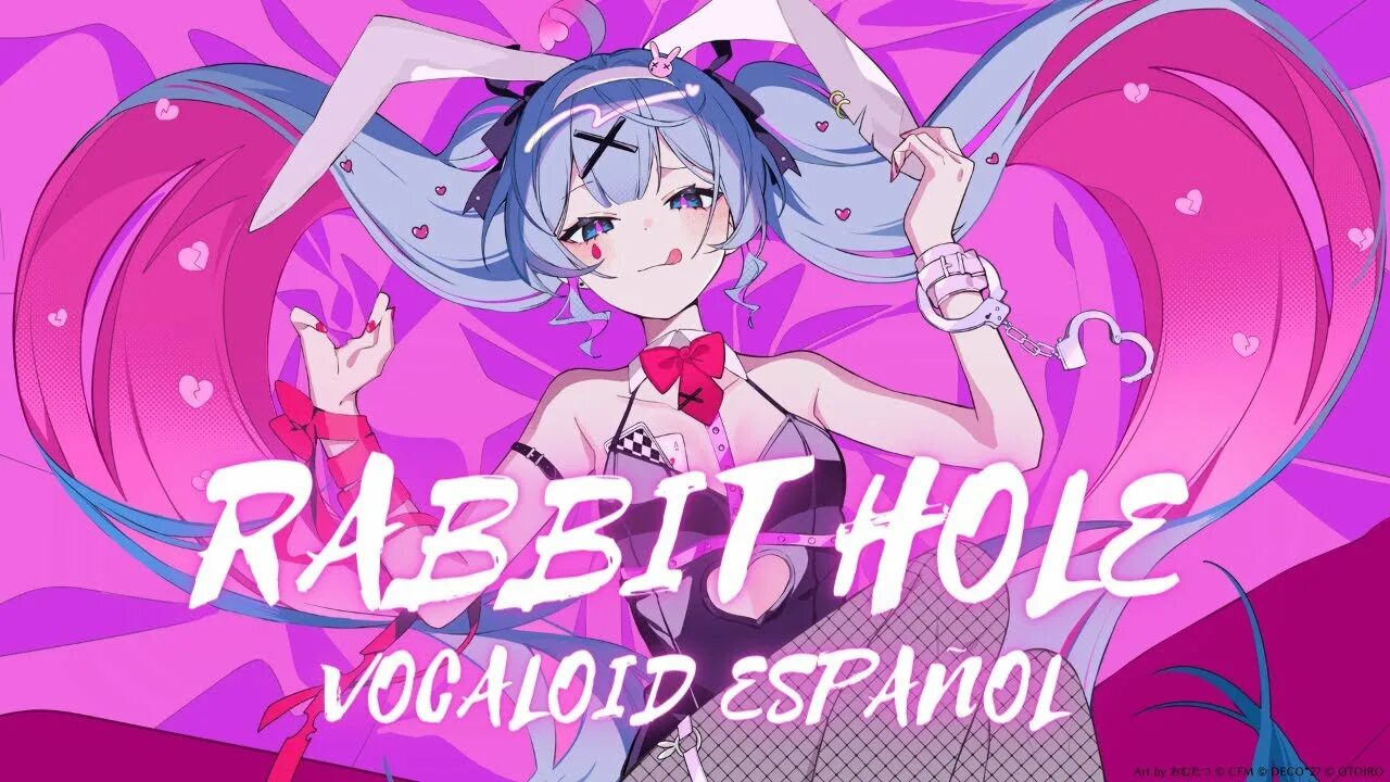 Deco 27 Vocaloid. Rabbit hole deco 27. Deco*27 Rabbit hole Miku. Rabbit Vocaloid. Rabbit hole by deco 27