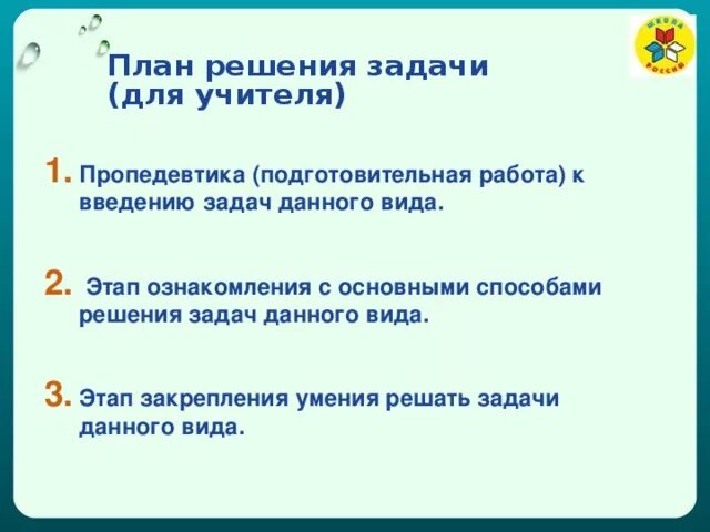 Какие задачи и почему предстояло решать молодому. План решения задачи. Как составить план решения задачи. План решения составной задачи. Подготовительная работа к составной задаче.