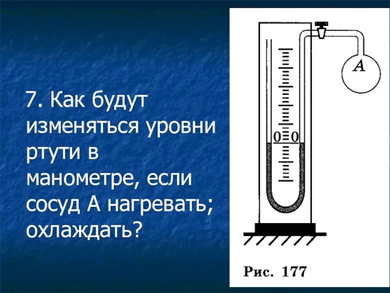 Твердую ртуть нагревали в сосуде