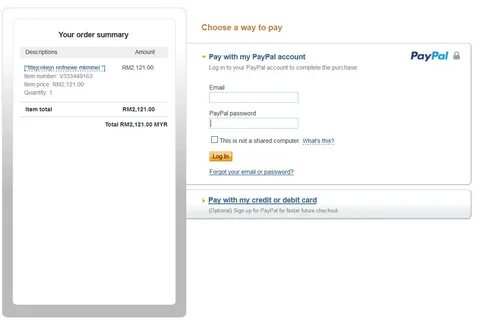 Payment accounts
