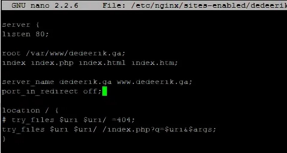 Редирект nginx. Редирект nginx