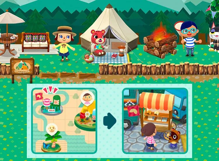 Crossing pocket camp. Энимал Кроссинг покет Кэмп. Энимал Кроссинг лагерь. Игра Энимал Кроссинг Pocket. Pocket Camp.