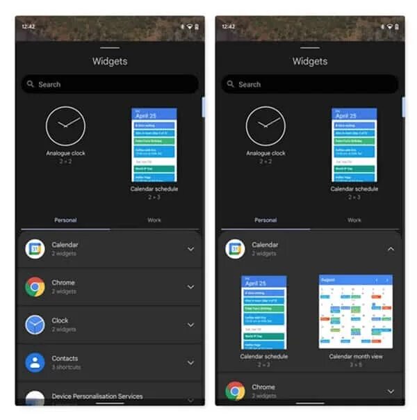 Widget update