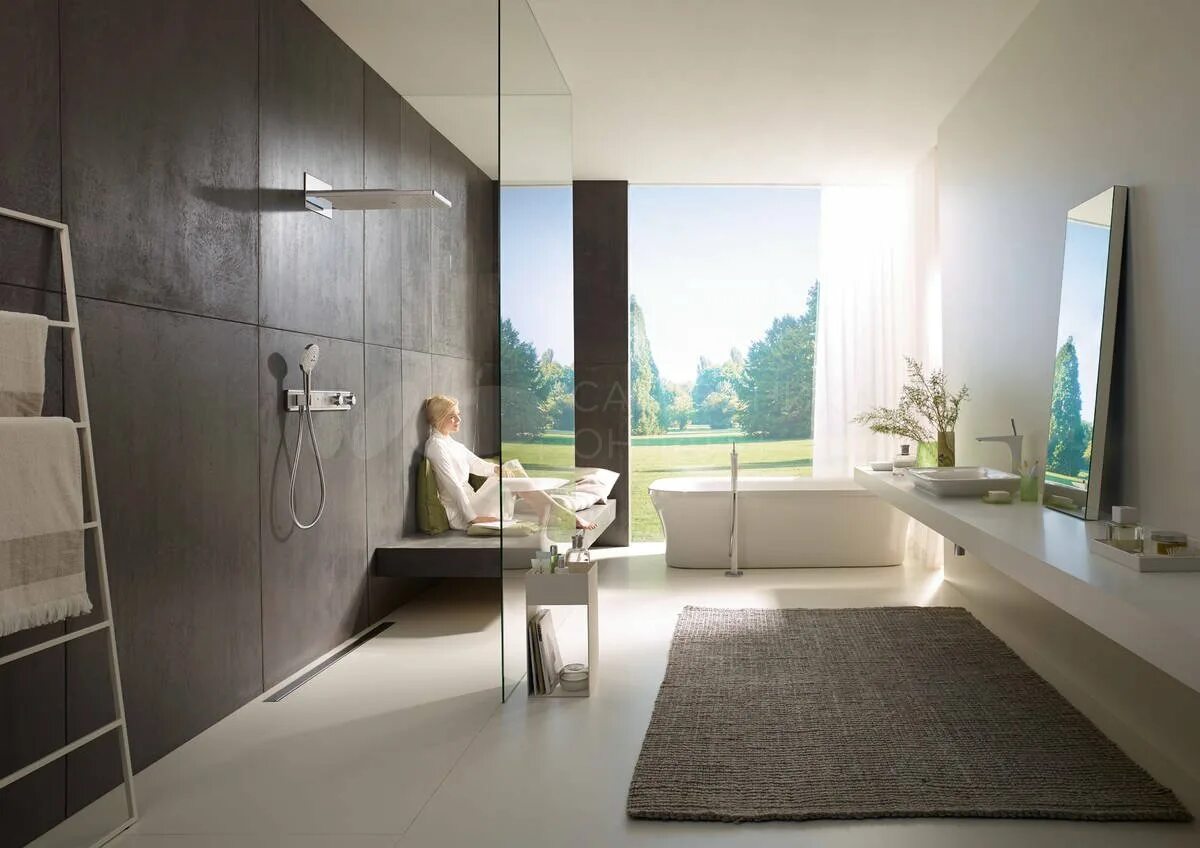 Душевая в современном интерьере Gallery of Fitzroy North House / BENT Architecture 16