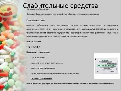Таблетки для моторики кишечника