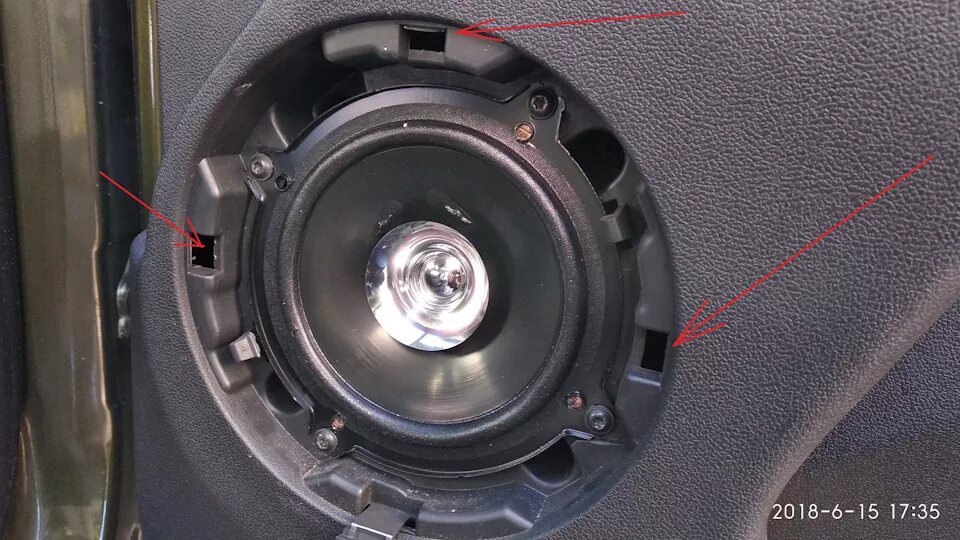 Как снять динамики на рено дастер Замена штатных передних динамиков Duster. Renault Duster (1G), 2 л, 2013 года