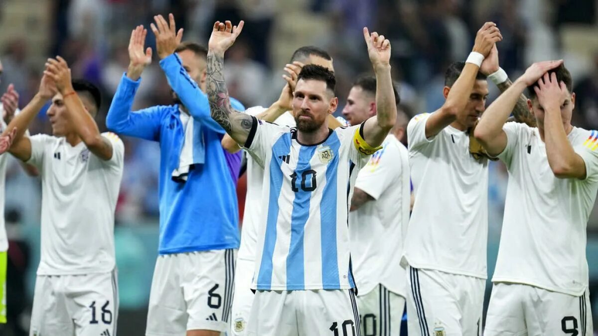 Сборная Аргентины по футболу 2022 перед финалом. Месси ЧМ 2022 Lusail.