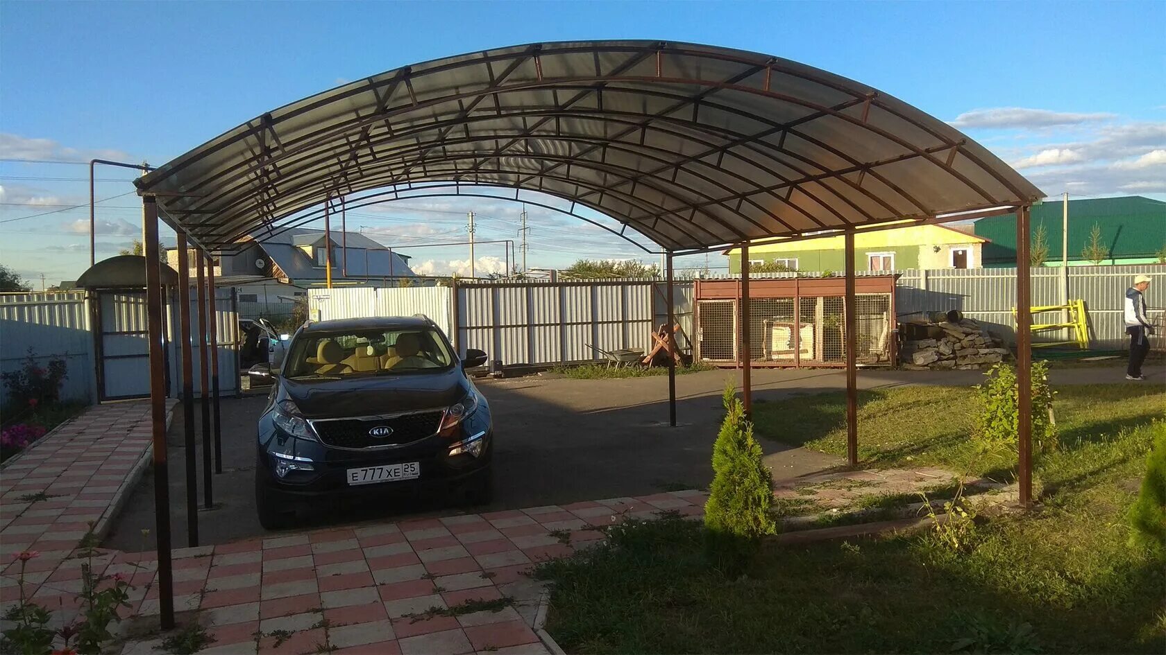 Навес для машины 7500*3700. Навес для авто из поликарбоната. Навес для машины 7500*3700. Навес 6 на 6 односкатный. 8.