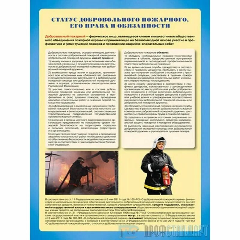 Обязанности пожарного пожарной команды