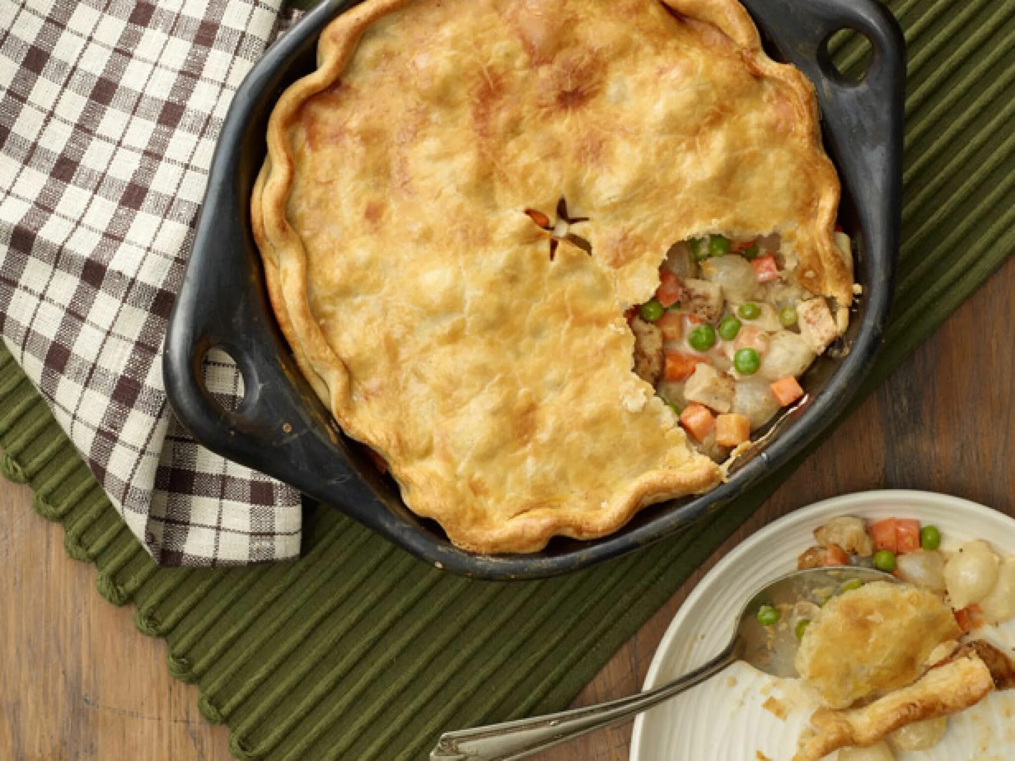 Пай с курицей. Чикен пот Пай. Пирог Pot pie. Пай с индейкой. Американский куриный пирог.