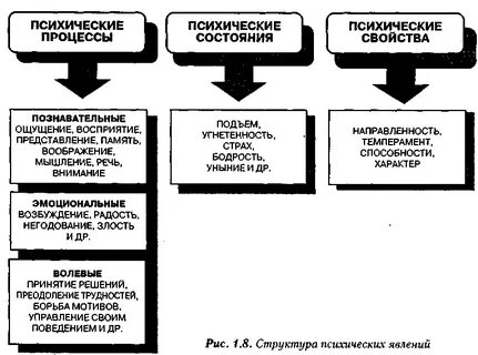 Психологические явления тест