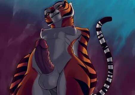 Master Tigress. r34. futa anthro. кунг-фу панда. 