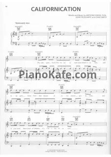Red hot peppers californication текст
