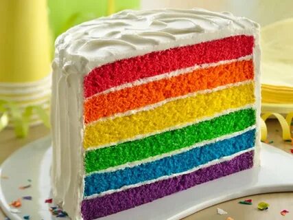 Разноцветные коржи для торта (77 фото)