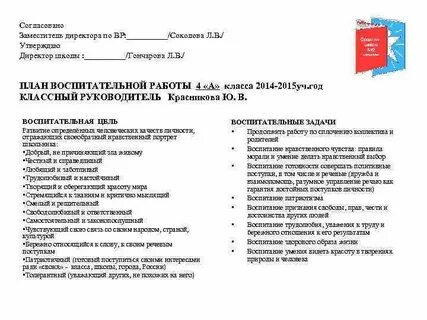Вакансия заместитель директора по воспитательной