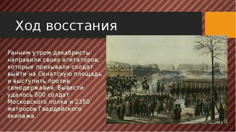 Ход декабрьского восстания. Ход Восстания Декабристов 14 декабря. Ход Восстания на Сенатской площади 1825 года. Восстание Декабристов против самодержавия 1825. 14 Декабря 1825.