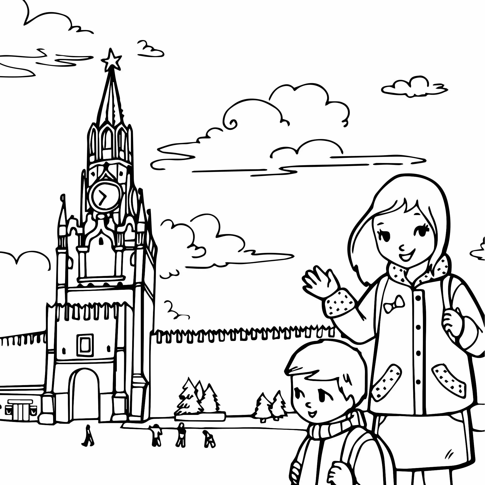 Рисунки россии распечатать
